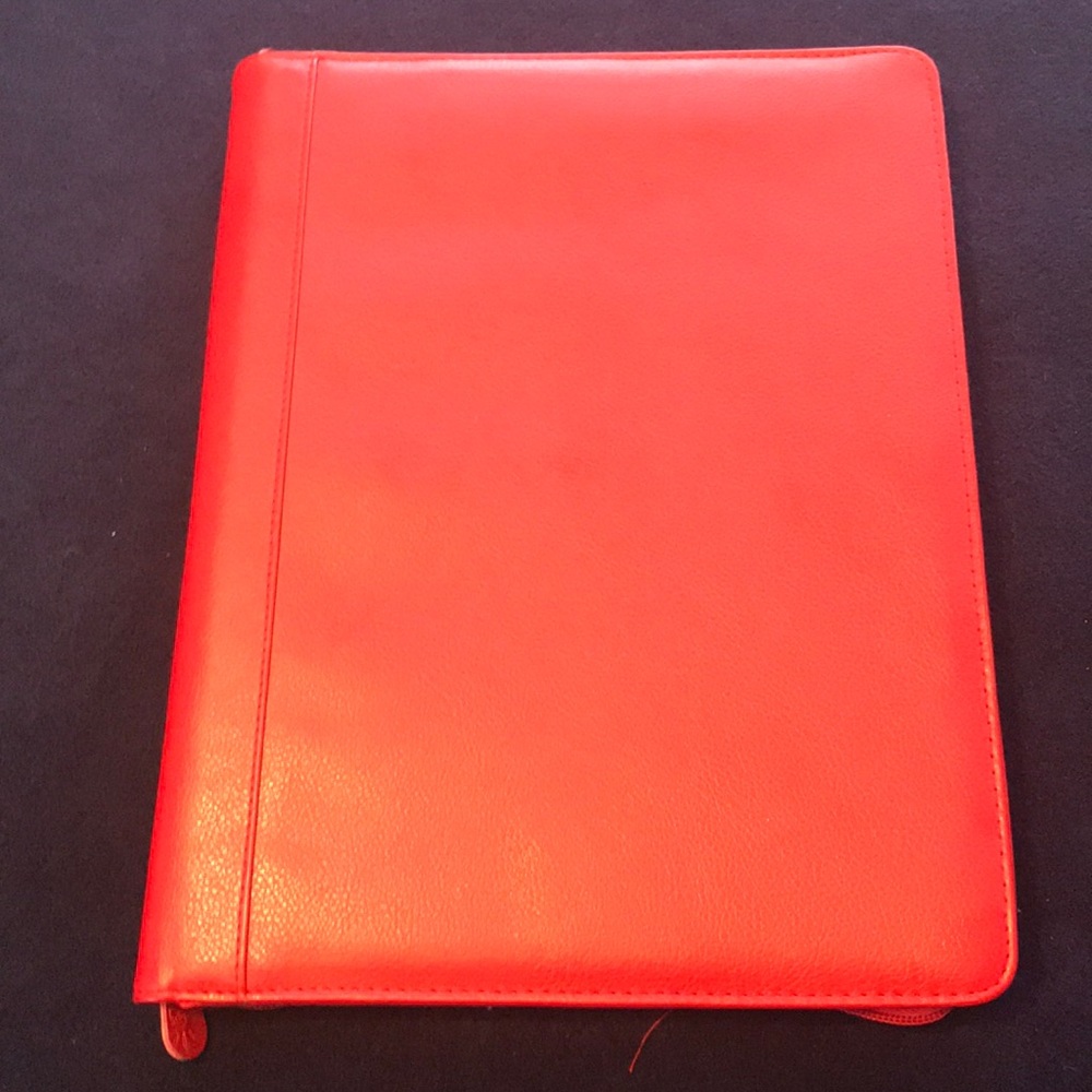 Left handed eco leather padfolio